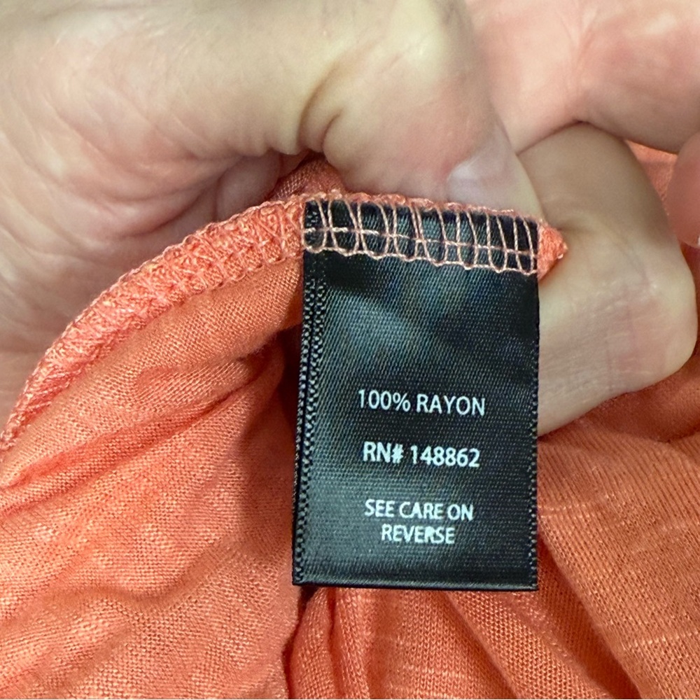 Torrid Coral Lightweight Open Front Cardigan 2X Soft Stretch Knit Spring Layer - Picture 6 of 8